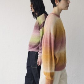 YARRA NEU|アルパカ混MIXグラデーションニットプルオーバー NU-5642-411
