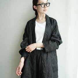 mizuiro ind|linen wide shirt JK リネンワイドシャツジャケット トップス テーラード セットアップ可能 2-230116