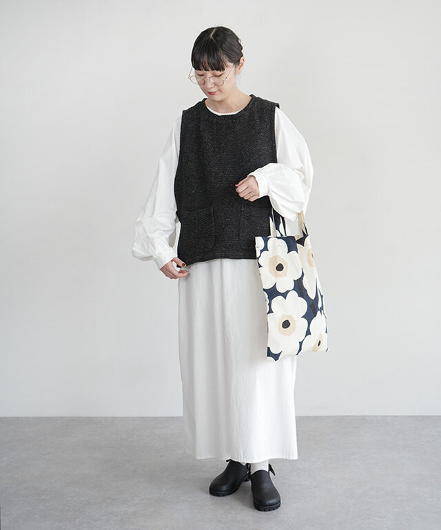 身長:165cm 着用カラー:198 black/着用サイズ:2