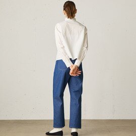 MidiUmi｜denim straight easy pants