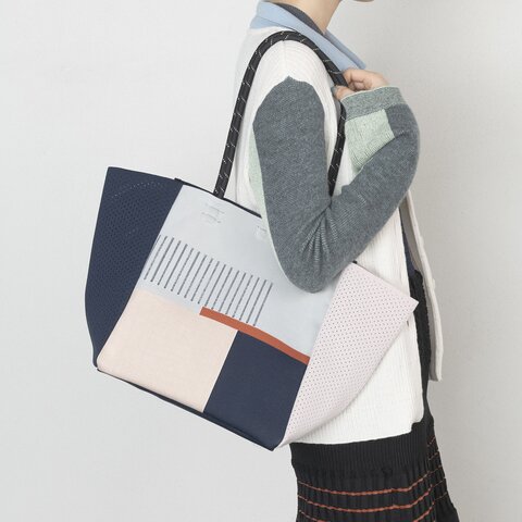 TRICOTÉ|【リニューアル・軽くて丈夫・A4サイズ対応】サイドメッシュトートバッグ 新作
