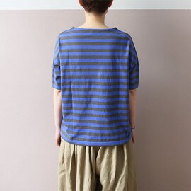 maillot｜border drop shoulder S/S T-shirts（ドロップショルダー・ボーダー半袖Tee）