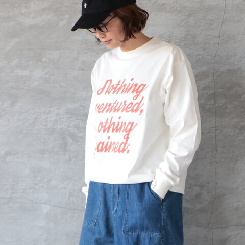 ALL HOURS|8.1OZ HEAVY WEIGHT LONG SLEEVE TEE ロゴロングスリーブTEE