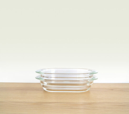 HARIO｜耐熱ガラス製グラタン皿 2個セット