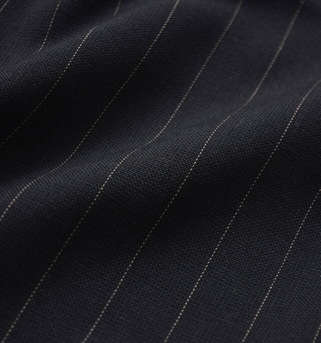 表地(ストライプ)/ポリエステル79% レーヨン16% 麻5%
