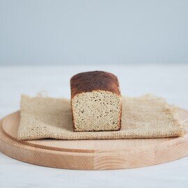 ふじ森｜【究極の低糖質食パン】m bread プレーン【1本 約17cm】：フードサイエンティストと共同開発した、毎日食べたいヘルシーブレッド
