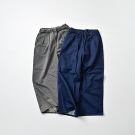 MARECHAL TERRE|コットン タック デニム ワイドパンツ zmt255pt510-kk