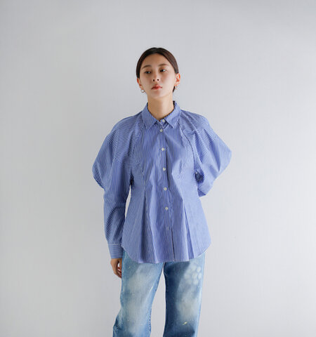 CLANE|ボリュームスリーブ 長袖シャツ 19122-4252