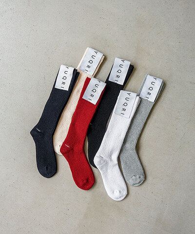 YUQRI|Crispy クリスピー クルーソックス 靴下 22.0~27.0cm ユニセックス レディース メンズ フリー ワンサイズ 124500733