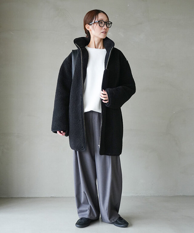 身長:164cm / カラー:99.ブラック / サイズ:f