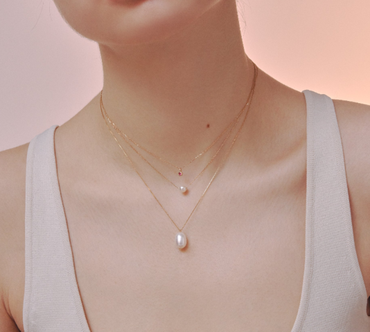 les bon bon｜blanc sophie necklace　ネックレス　淡水パール　ギフト
