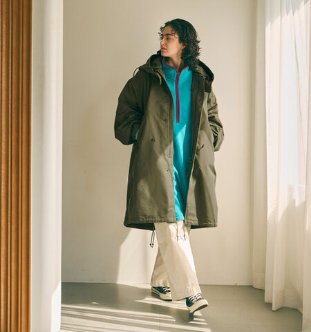 kha:ki|ロング モッズコート NEW TYPE-65 COAT mil25fjk3065