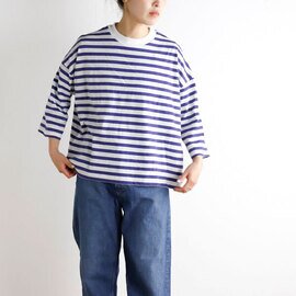 Veritecoeur|Veritecoeur ヴェリテクール VCC-528 1×1.5 ボーダーショートスリーブ