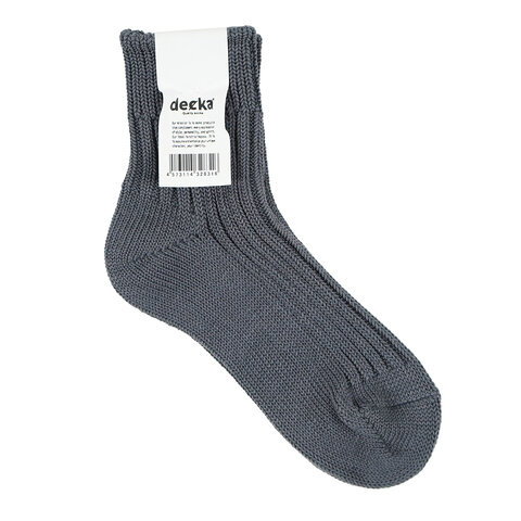 decka quality socks｜ローゲージ リブ ソックス 靴下 メンズ de-26 de-26-2 デカクオリティソックス プレゼント プレゼント 母の日