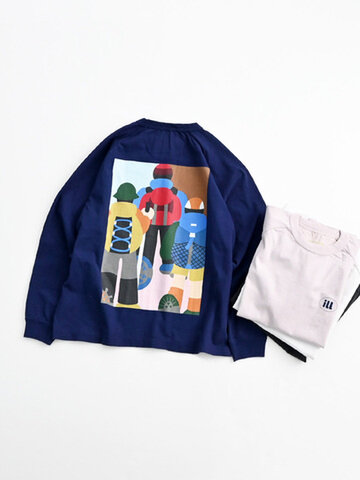 ill|"ill communication" プリント L/S Tee (ZUCK) Made by Ohh!