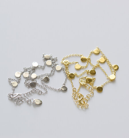 JAMIRAY｜サークル プレート ネックレス “CIRCLE PLATE NECKLACE” 204-270101-ms