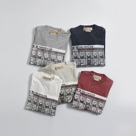 REMI RELIEF|ハードSP加工 天竺長袖Tシャツ A HARD CATS NIGHT rn31393138