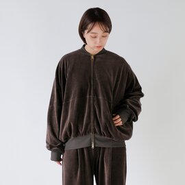 Squady|ヘビーコットン ベロア ジャケット 907-4861