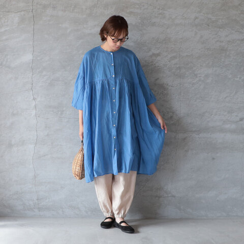 LILOU+LILY|80s VOILE WIDE TUNIC OP チュニックワンピース