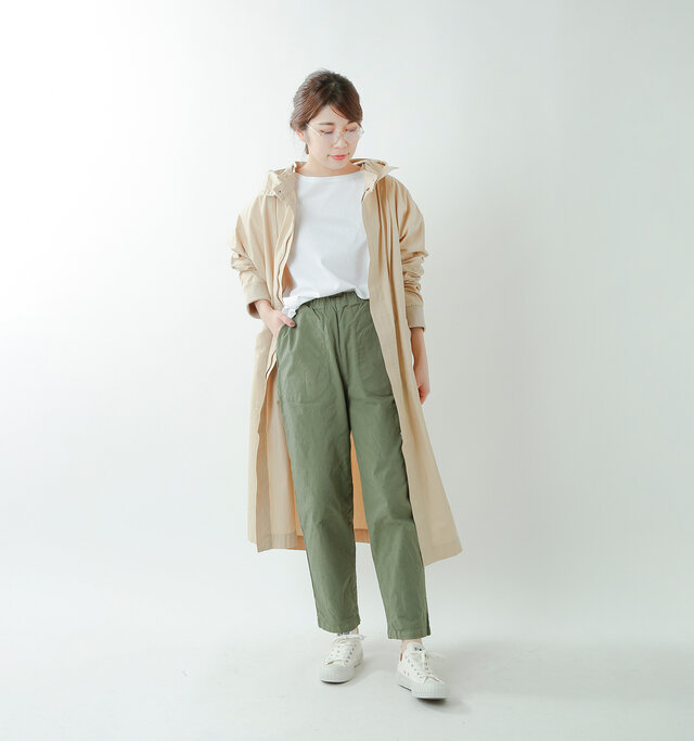 model hikari:165cm / 48kg
color : white / size : 1