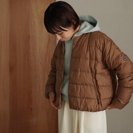 ORCIVAL|ラウンド ネック ブルゾン ジャケット ダウン アウター ROUND NECK BLOUSON OR-A0603 DPL オーシバル オーチバル