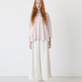 Mochi｜suvin long sleeved t-shirt [smoky pink]
