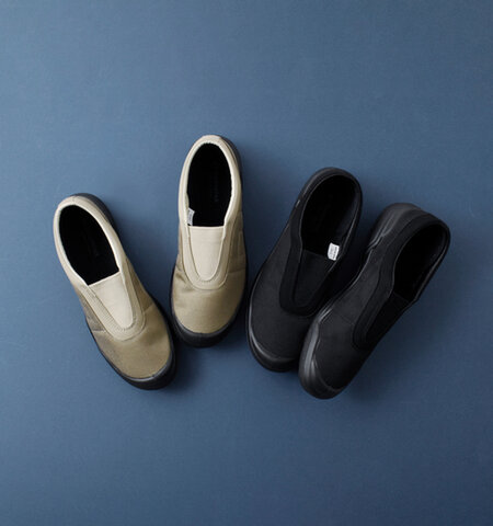 MOONSTAR|SKOOLER コーデュラ キャンバス センター ゴア スリッポン シューズ “GOATRAINER” goatrainer-tr