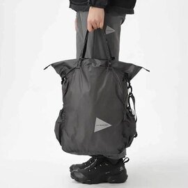 and wander|and wander アンドワンダー sil tote bag トートバッグ 5745975212