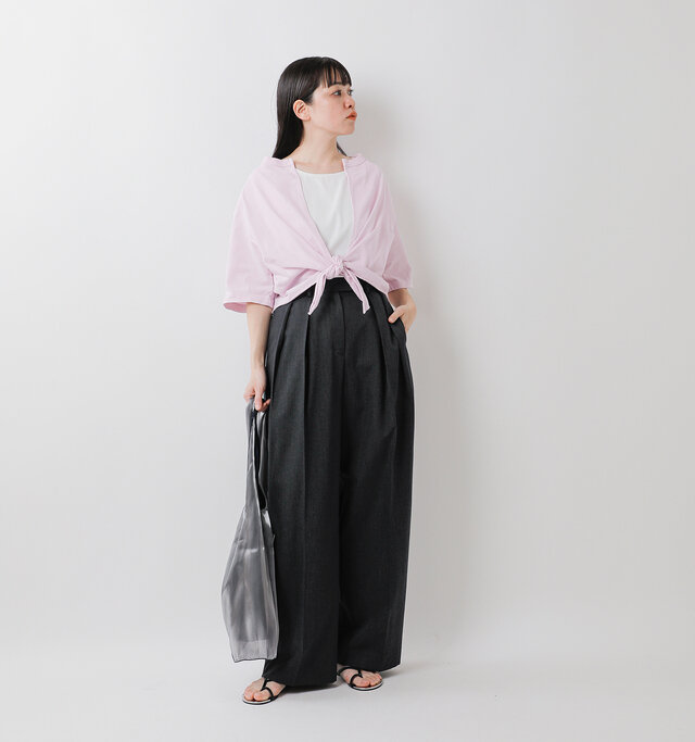 model saku:163cm / 43kg
color : lilac / size : 1