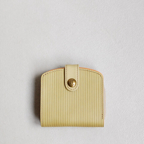 CLEDRAN｜RAY SMALL WALLET bicolor レザー二つ折り財布 ミニ財布