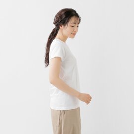 Hanes｜天竺 コットン クルーネック Tシャツ “HANES Japan Fit for Her” hw5310-mn