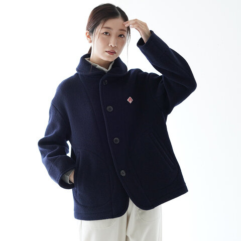 Danton ウールモッサ ラウンドカラー ジャケット アウター コート Dt A0010wop ダントン Crouka クローカ キナリノモール Danton ウールモッサ ラウンドカラー ジャケット アウター コート Dt A0010wop ダントン Crouka クローカ キナリノモール