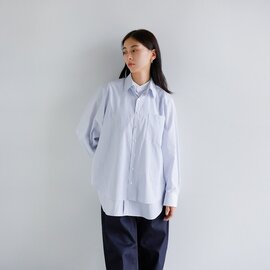 beautiful people|フィンクスコットン ストライプ シャツ “Double-front finx stripe shirt” 1545106003-kk