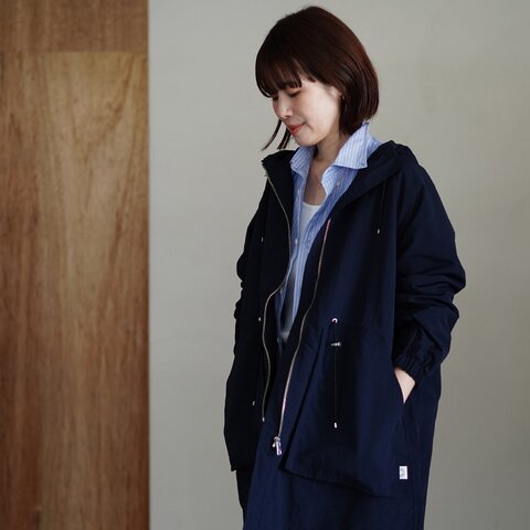 ORCIVAL|マウンテンパーカー フードジャケット ライトアウター ミドル丈コート ZIP HOODED JACKET OR-A0689 NTT オーシバル オーチバル