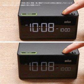 BRAUN｜Digital Alarm Clock BC16B/デジタルアラームクロック