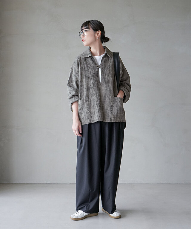 身長:165cm / カラー:905 カーキグレー / サイズ:2