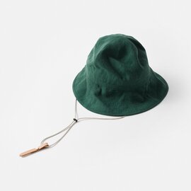 Nine Tailor｜ベルギーリネン ハット 帽子 “Canna Hat” n-1074-mn【2024ss先行受注】  母の日 ギフト
