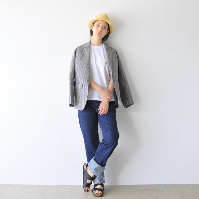 モデル:164cm / 46kg
color : white / size : 34(Women's S)