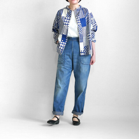 GRANDMA MAMA DAUGHTER｜ROJIマオカラーシャツジャケット GS2414141