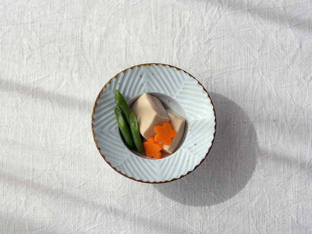 皐月窯｜フチ付き鉢と茶碗