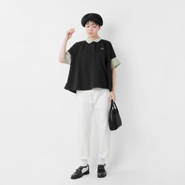 FRED PERRY｜バイカラー ボクシー ポロシャツ g5144-mn