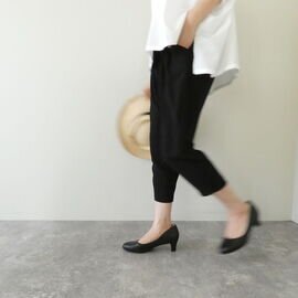 ...& DEAR|バックサテンジョーゼットクロップドサルエルパンツ(R1757)