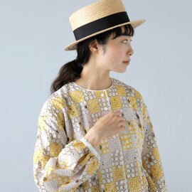 susuri｜コットン 刺繍 フォレロシャツ ジャケット 23-103
