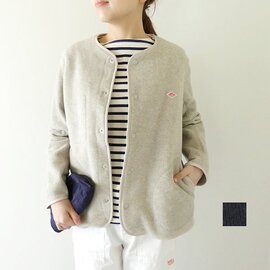 DANTON|ノーカラーフリースジャケット(JD-8911)(JD-8939)ダントン