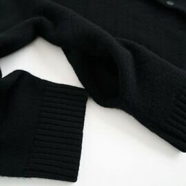 VU｜zigzag knit cardigan vu-a22-k18[BLACK]