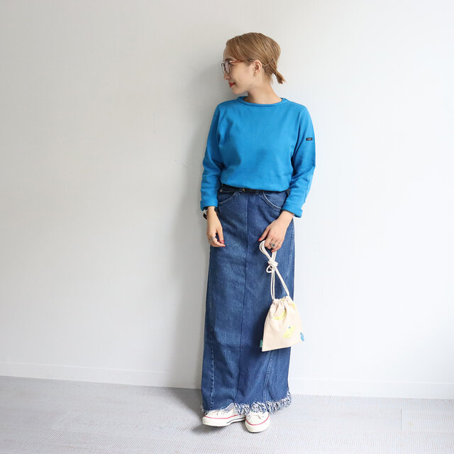 デニムスカートと合わせても可愛いです!
個人的にこの色が一番好きです〜
エメラルド / 0 モデル身長155cm