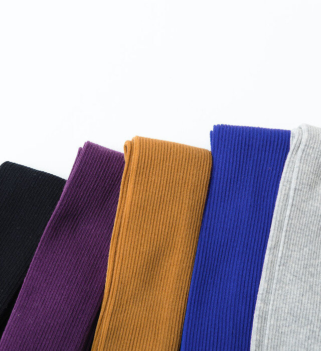 color : 左からBLACK / PURPLE / MUSTARD / BLUE / L.GRAY