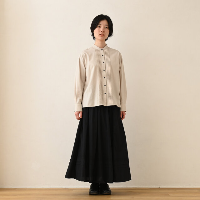モデル身長 163cm 着用カラー ナチュラル