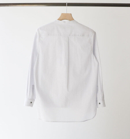MidiUmi｜band collar basic shirt