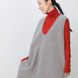 UNIVERSAL TISSU|薄手ながらもウール100%であったか。ウォッシャブルウール天竺 タートルネックプルオーバー kurashisha